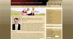 Desktop Screenshot of benefitplannersinc.com